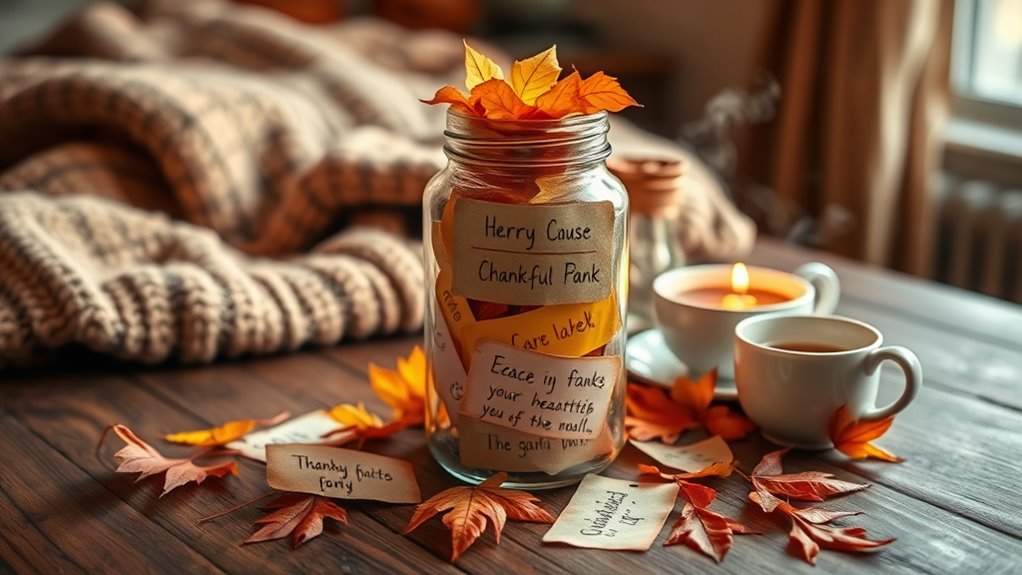 gratitude reflection jar creation