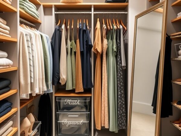 organize closet for functionality